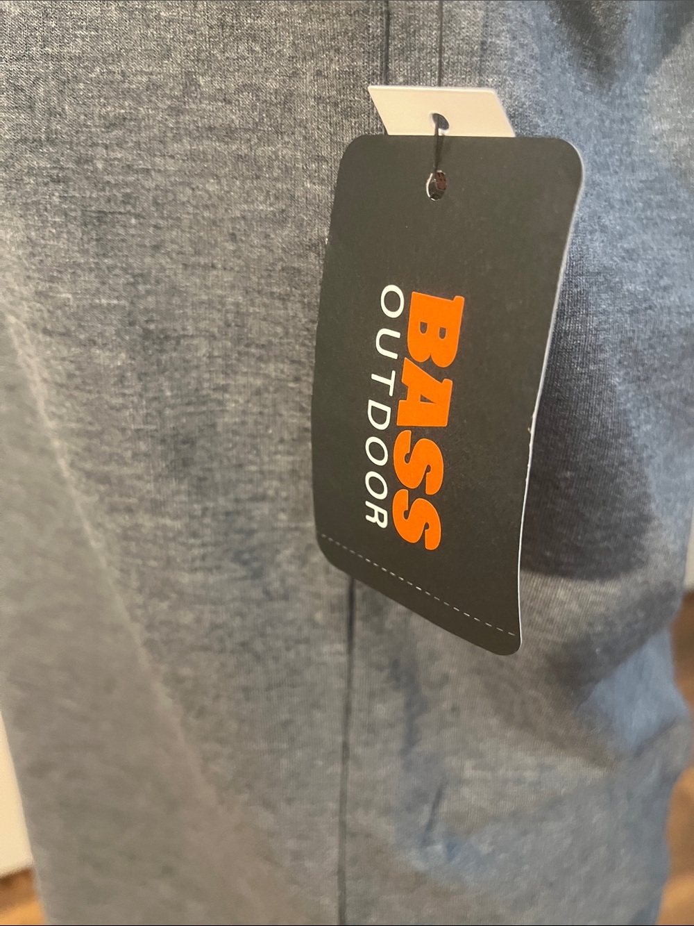 Bass Men's Long Sleeve Crewneck Shirt - Gray - Picture 2 of 6